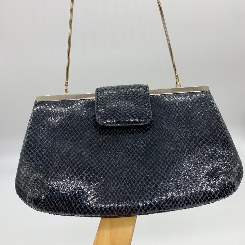 Banana Republic Clutch Womens Small Bag Black Evening Purse